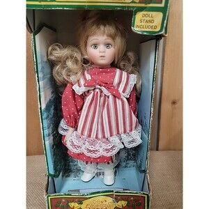 Dan Dee Soft Expressions Holiday Classics Porcelain Doll 17"